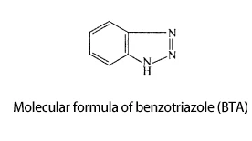 molecular formula of benzotriazole (BTA) molecular formula of benzotriazole (BTA)